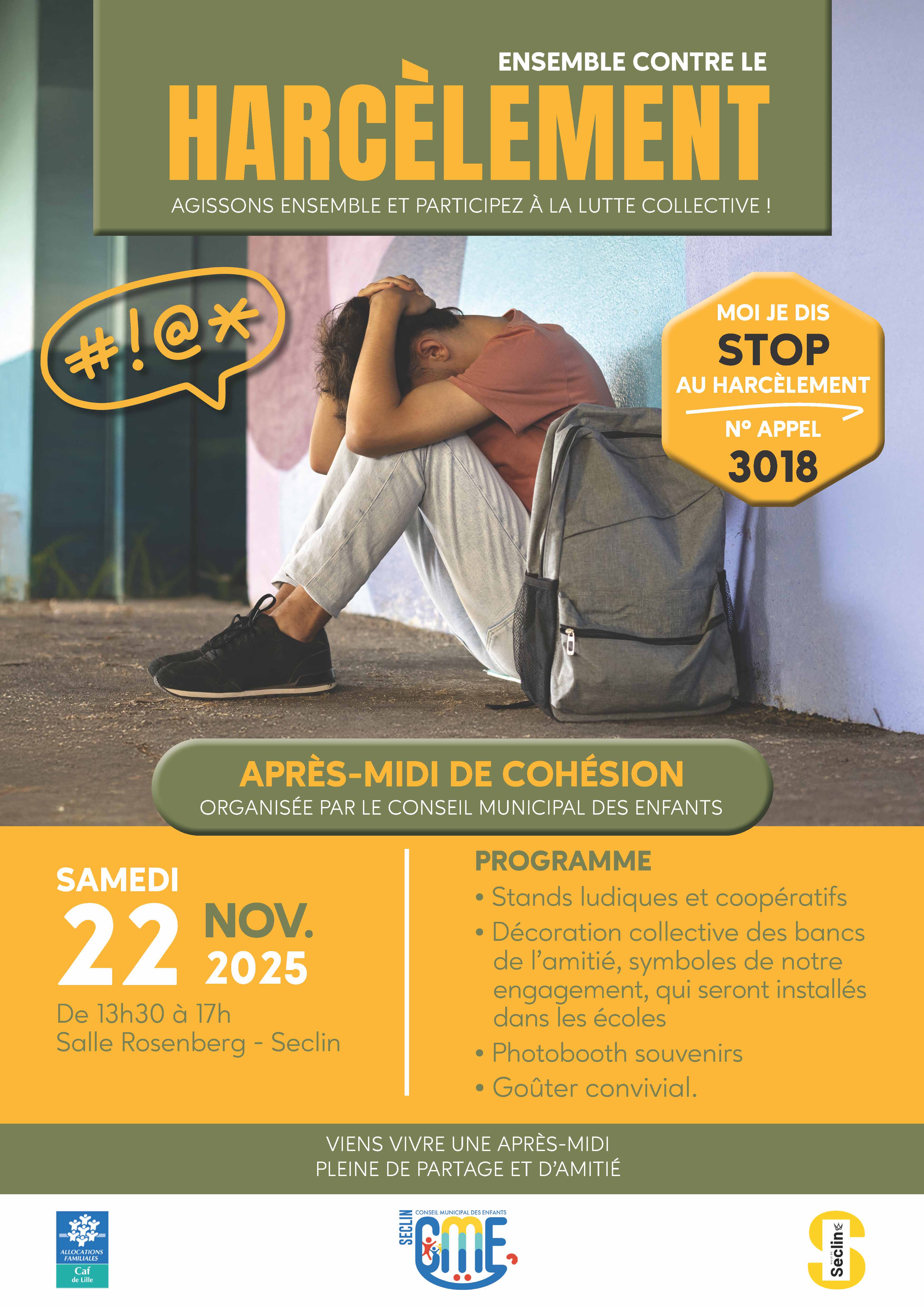 Affiche harcèlement CME